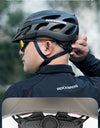 Cycling Helmet With Goggles Visor Brim Adults Safety Riding Bike Helmet Breathable Ultralight MTB Road Bicycle Helmet