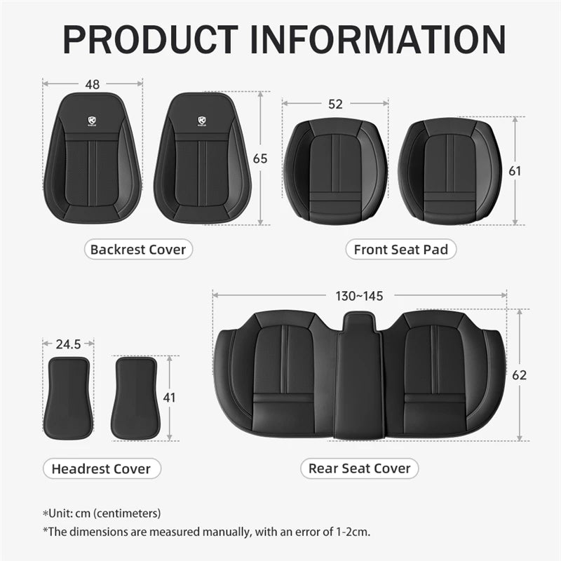 Leather Car Seat Covers Universal PU Cars Seat Cushion Cover Automobiles Seat Protector Waterproof Car Chair Pad Mat