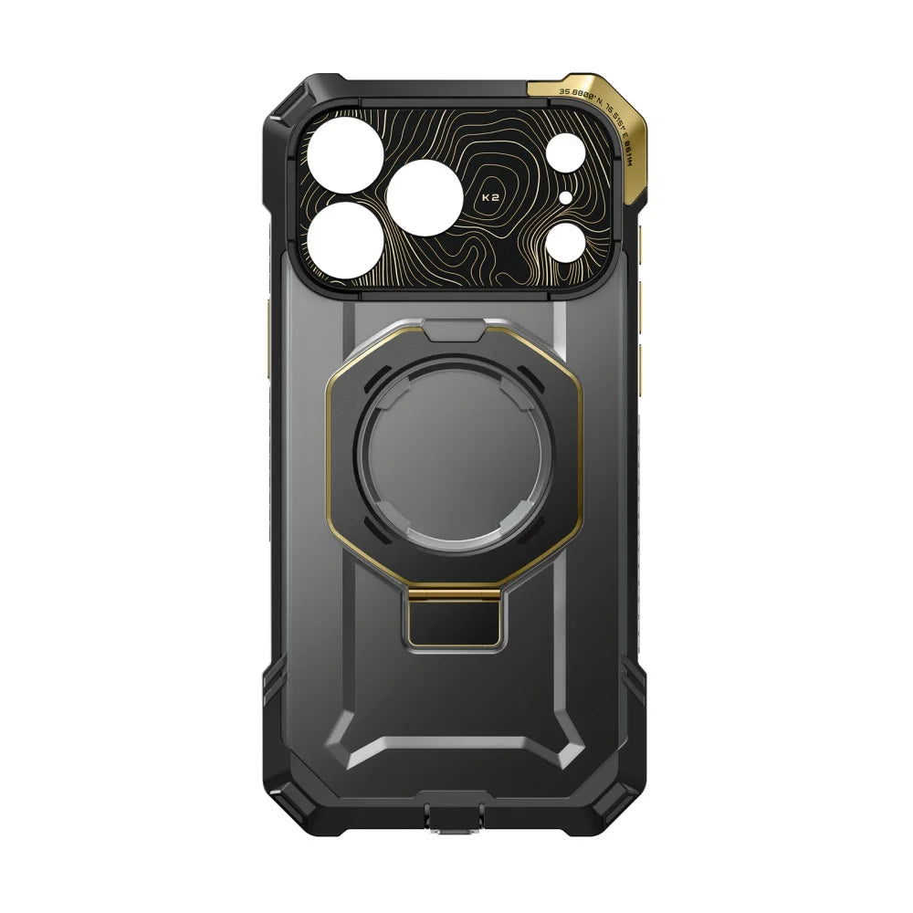 Rugged Magnetic Phone Case with Adjustable Kickstand for iPhone 17 Pro Max and iPhone 18 Pro Max