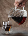 120/250/335ml Double-layer Glass Cup Hanging Ear Espresso Coffee Cup Anti-scalding Milk Brandy Wine Teacup Clear Mug Set