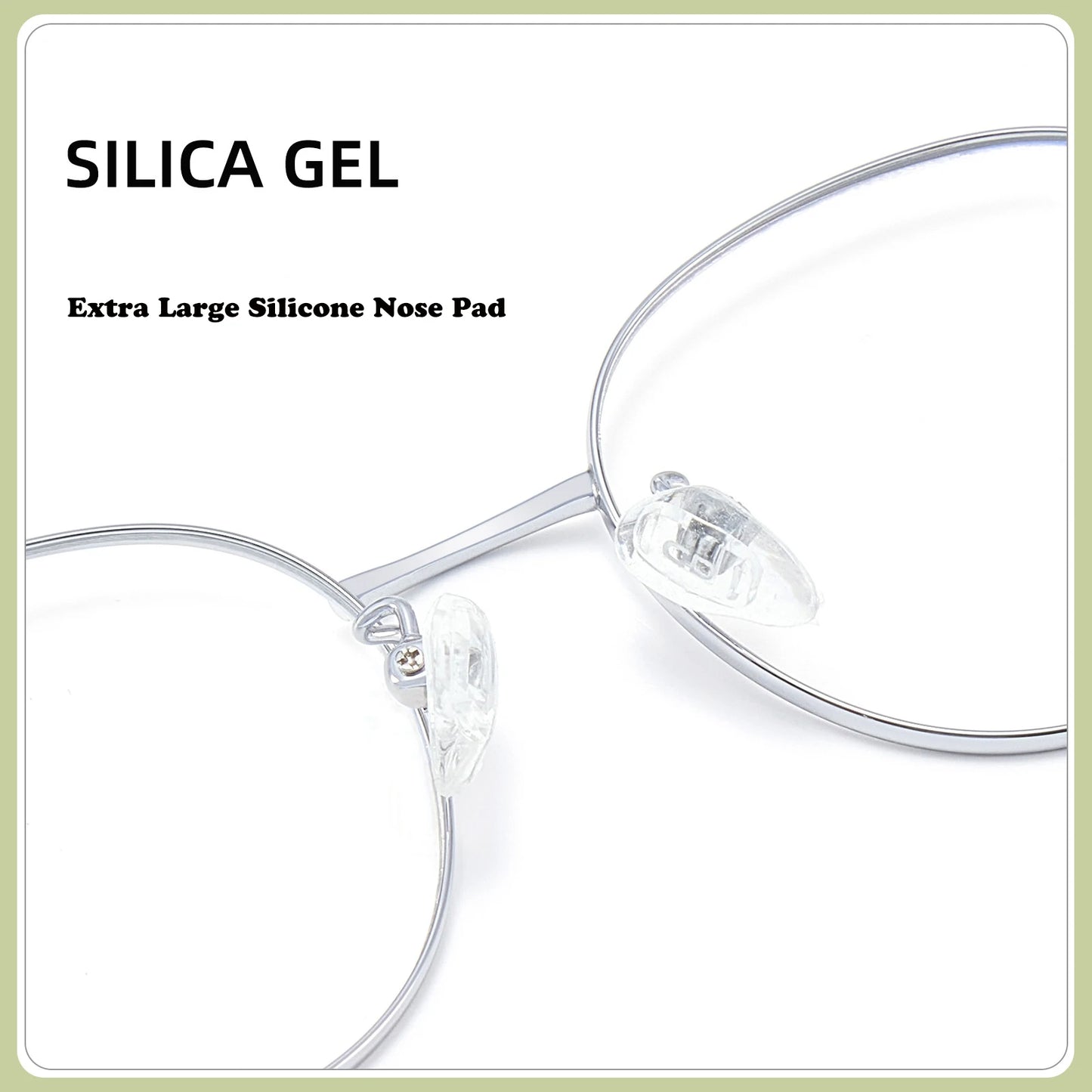 Oval Beta Titanium Eyeglasses Frame
