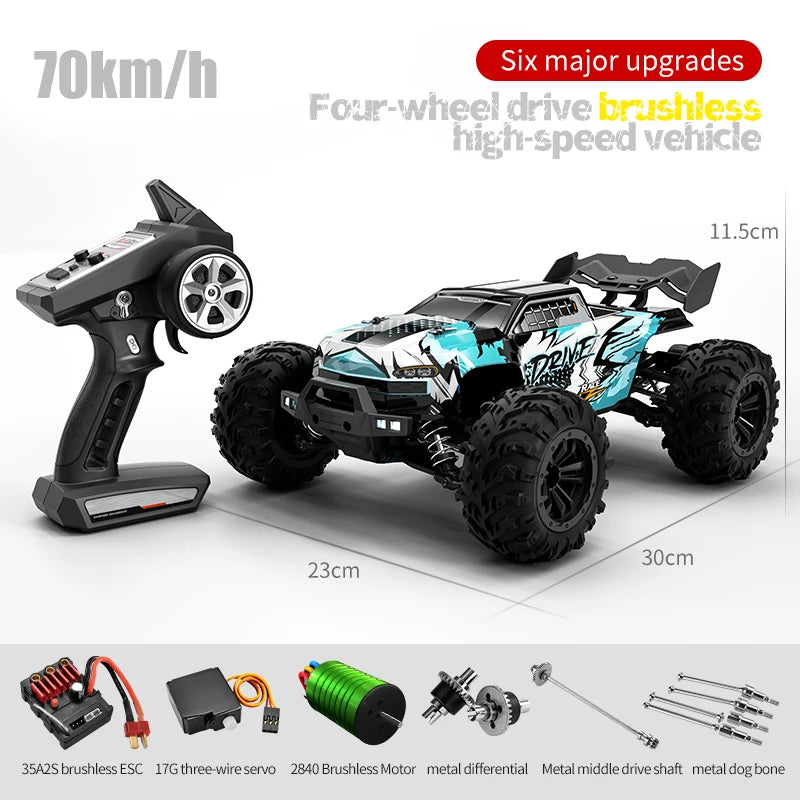 1 to 16 Scale 4WD Brushless High Speed Remote Control Racing Car