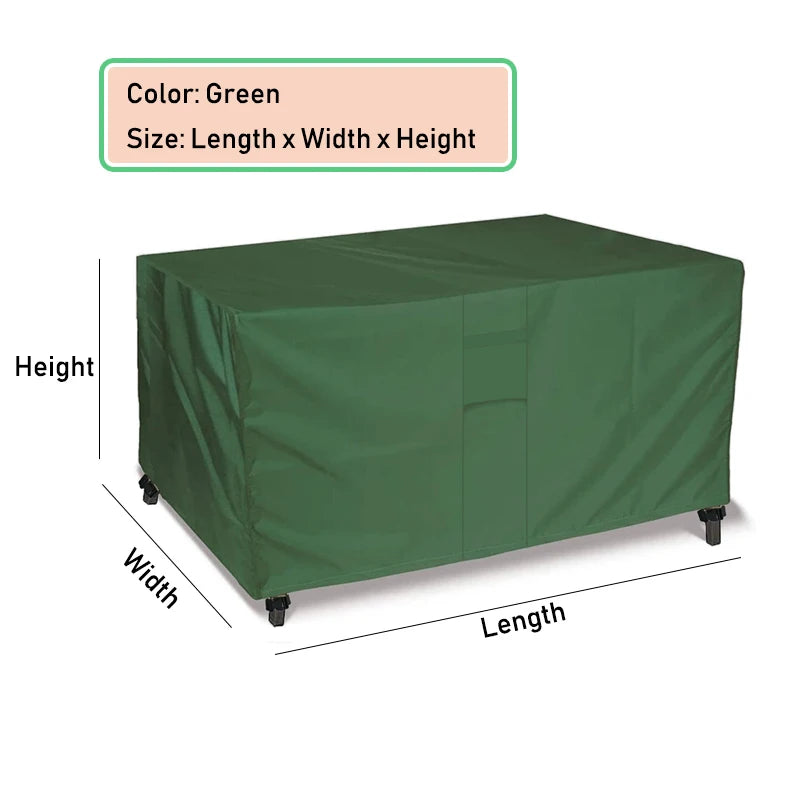 420D HEAVY DUTY Outdoor Garden Furniture Cover for Sofa Table Chair Patio Waterproof Wind-Proof Anti-UV Against Rain Snow