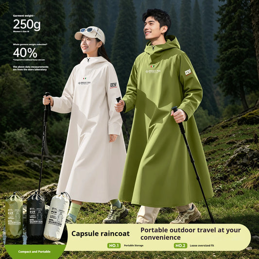 Full Body Waterproof Rain Poncho for Electric Scooter and Cycling