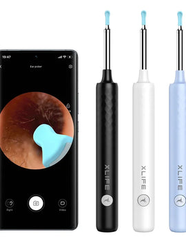 Xlife X3 Visual Earwax Remover With Camera,Smart Ear Cleaner 3.0 Mega Pixels Endoscope Otoscope For Earpick Health Care