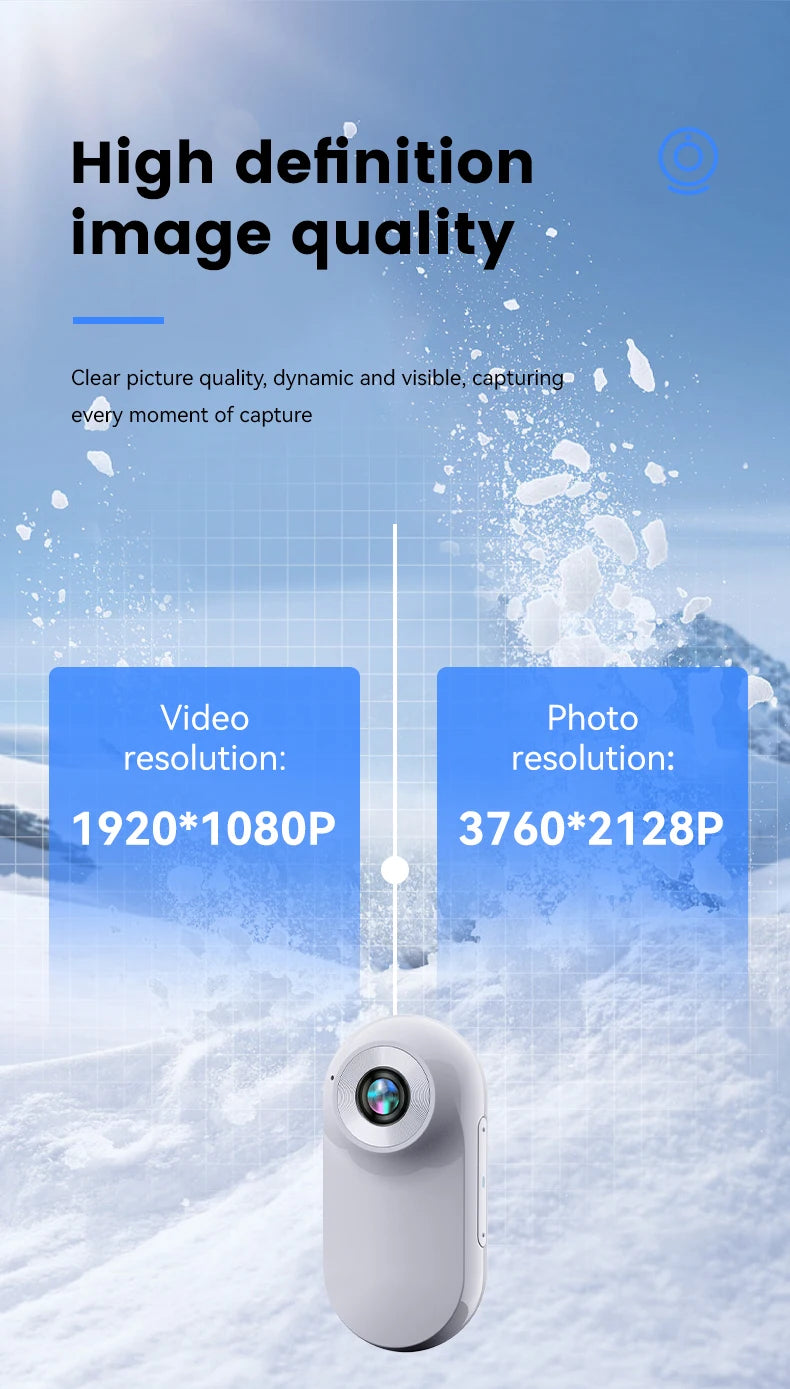 1080P Thumb Camera Portable Mini Action Camera megnetic Attraction Helmet Cam Pet Sport Video Recorder 0.96 Inch Display Bodycam