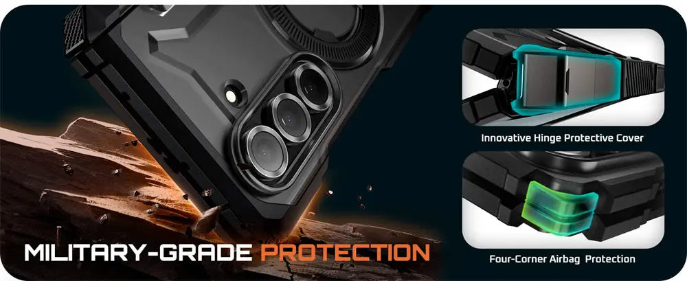 For Samsung Galaxy Z Fold 7 Case UB Grip Anti-Scratch Heavy Duty Rugged  Phone Case with Screen Protector