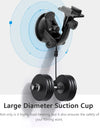 for Go Pro 11 10 Accessories Mobile Phone Car Bracket Glass Suction Cup for Insta360 X3 One X2 for SJCAM DJI OSMO Action