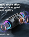 Portable Bluetooth Speaker Double Diaphragm Wireless Subwoofer Waterproof Outdoor Sound Box Stereo Music Surround