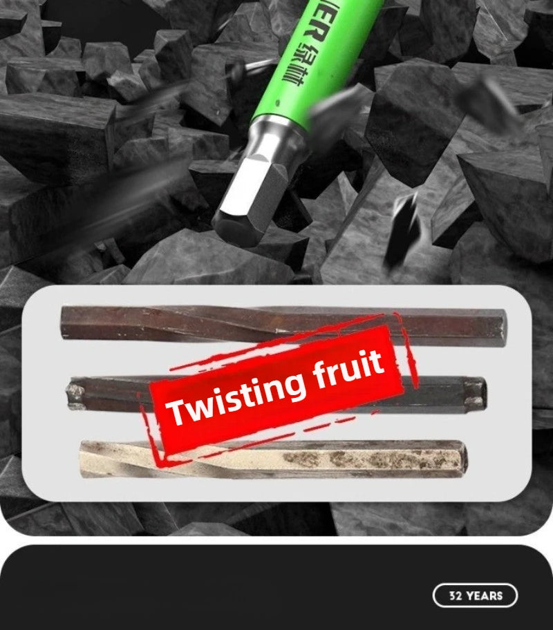 Hexagon socket Bit set Impact Drill Bits, Hex Head Tungsten Steel Screwdriver Bits Suit 1/4 Inch Hexagonal Shank