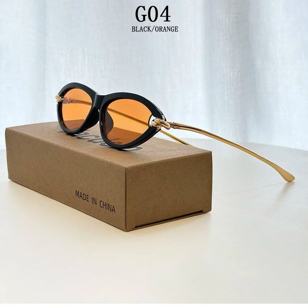 Vintage Cat Eye Sunglasses With UV400 Protection
