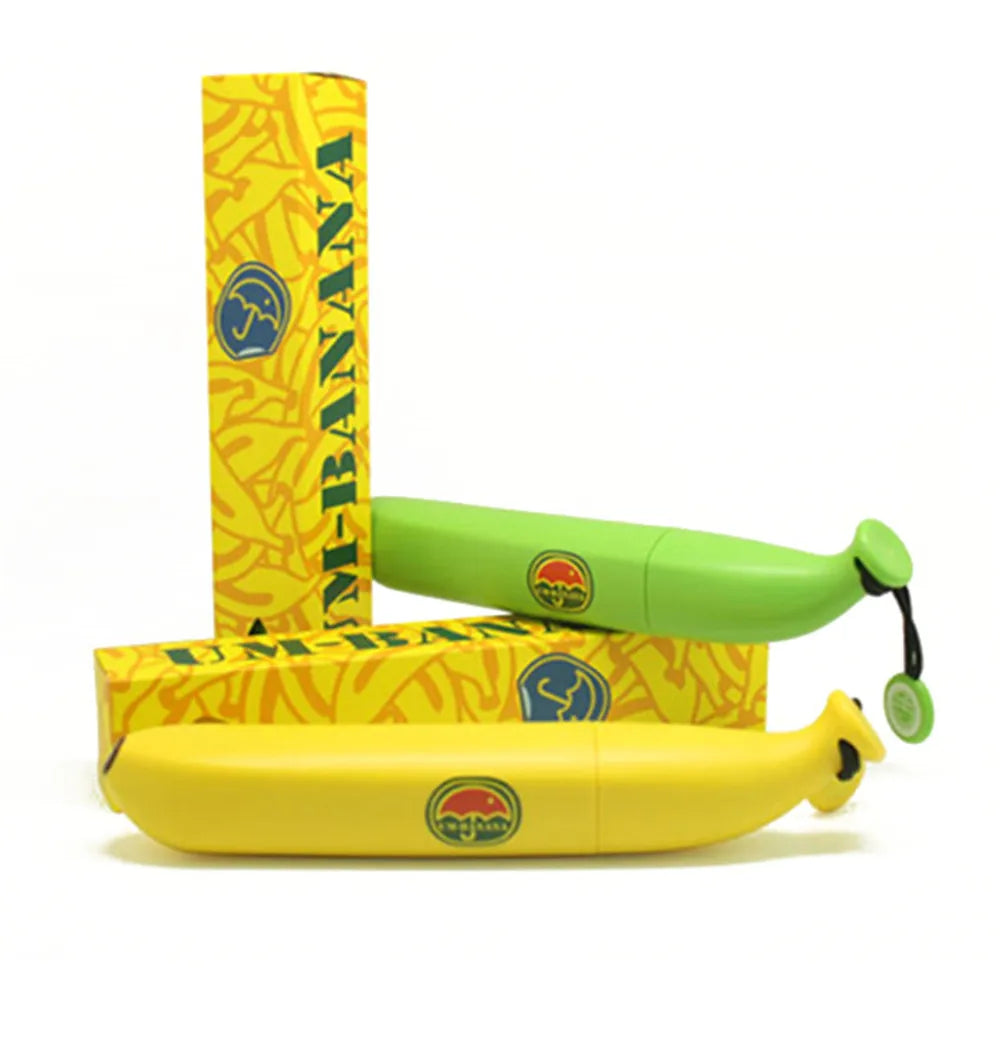 Funny Banana Umbrella Rainy Creative Fruit Folding Umbrellas Windproof Umbrella