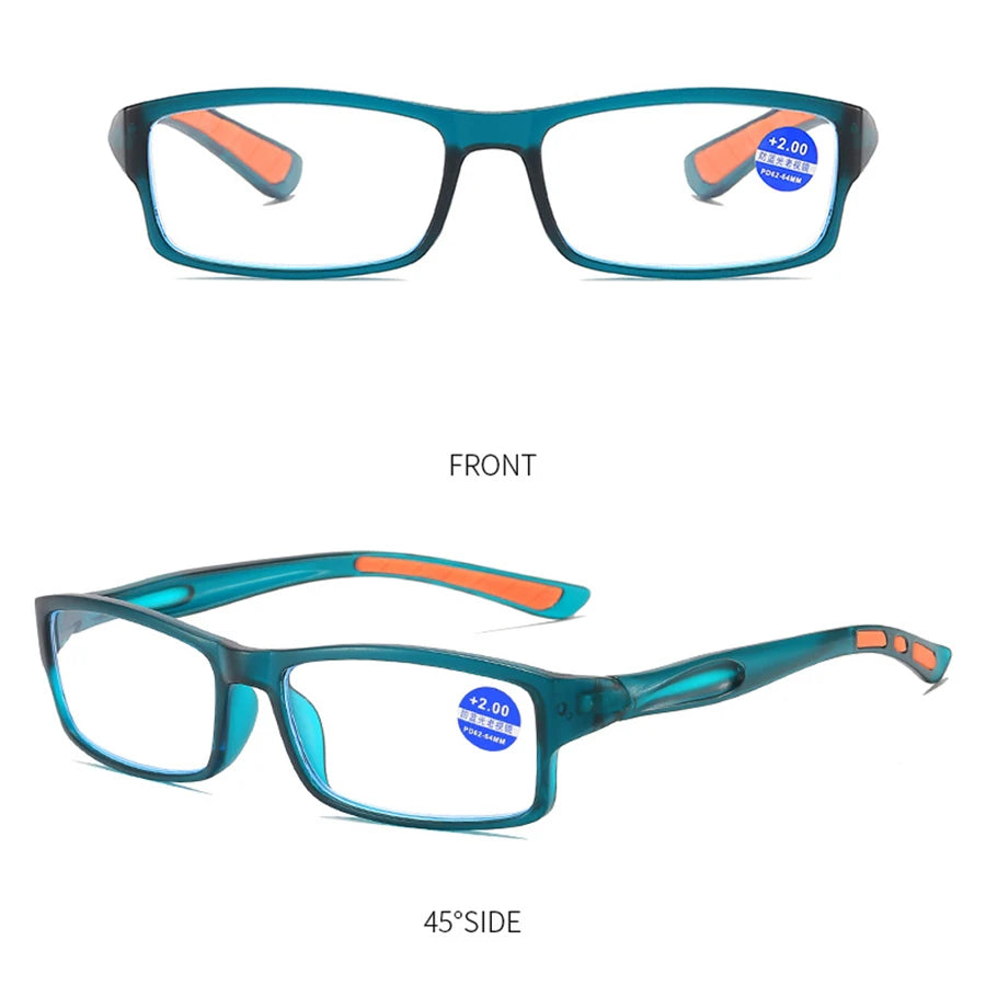 Reading Glasses Women Anti Blue Light Sports Eyeglasses Fashion Small Frame Presbyopia Hyperopia Eyewear+1.0+2.0+3.0+4.0
