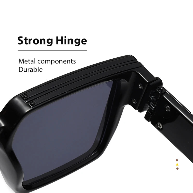 Millionaire Sunglasses For Men Vintage Square Fashion Glasses Luxury Retro Trending Punk