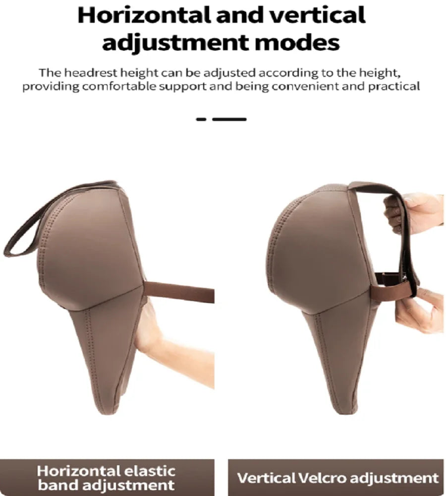 PU Car Lumbar Back Support Headrest Neck Pillow Memory Foam Lumbar Pillow Universal Soft Neck Pillows Cushion Car Supplies