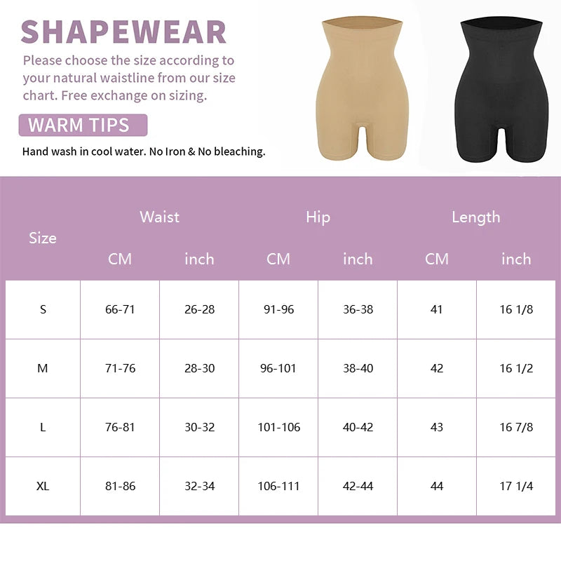 Seamless Body Shaper Shorts Shapewear Women High Waist Tummy Control Thigh Slimming Sculpting Butt Lifter Mesh Buttock Enhancer