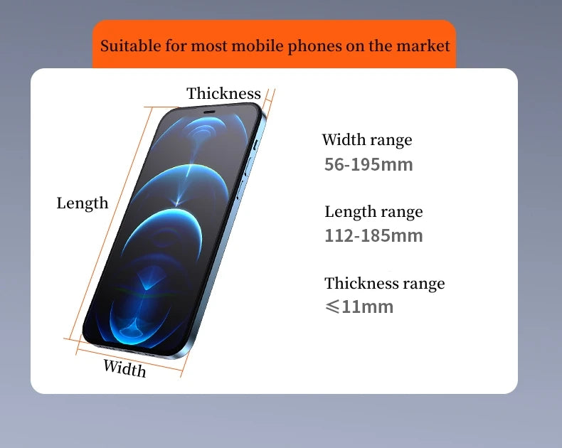 Motorcycle Phone Stand Aluminum Bike Mobile Phone Holder Cellphone Holder For Motorcycle Universal Phone Stand 540°Adjustable