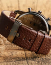 Sport Big Business Watches Men Clock Locomotive Army Retro Black Quartz Watch