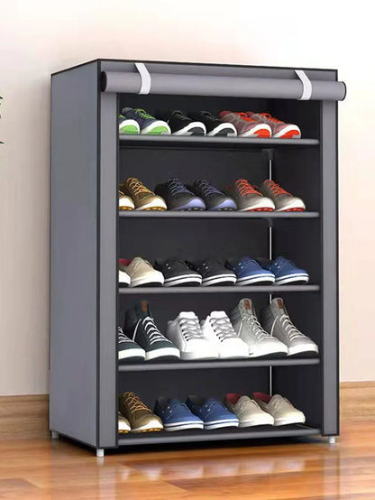 Dustproof Shoe Rack Multilayer Shoe Cabinet Organizer Nonwoven Home Furniture Space-saving Cabinets Shoe Shelf Hallway Entryway