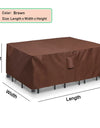 HEAVY DUTY Outdoor Garden Furniture Cover for Sofa Table Chair Patio Waterproof Wind-Proof Anti-UV Against Rain Snow