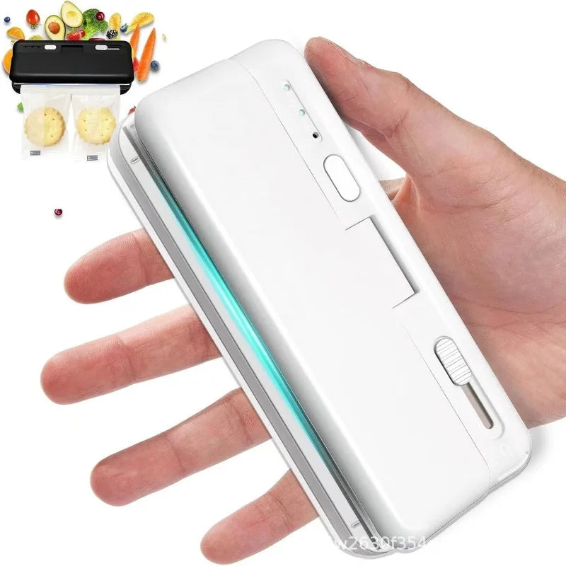 Mini Rechargeable Heat Bag Sealer – Portable Handheld Plastic Bag Sealing Machine for Food Storage & Packaging