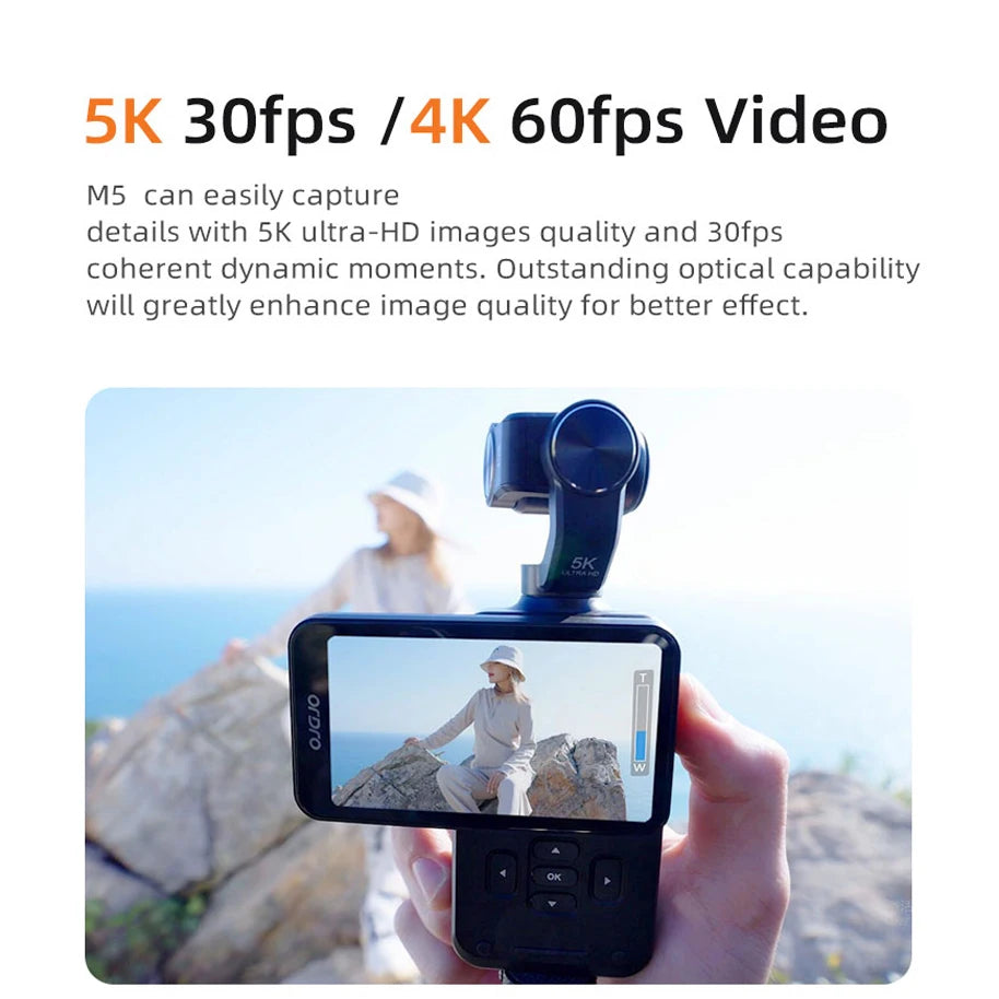 4K Action Camera with 2.33 Inch Touch Screen 5G WiFi HDR and 30M Waterproof Housing