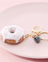 5 Pcs Handmade Weaving Keychain Wool Crochet Unique Knitted Pendant Keyring Strawberry Watermelon Orange Pendant Key Chain Gifts