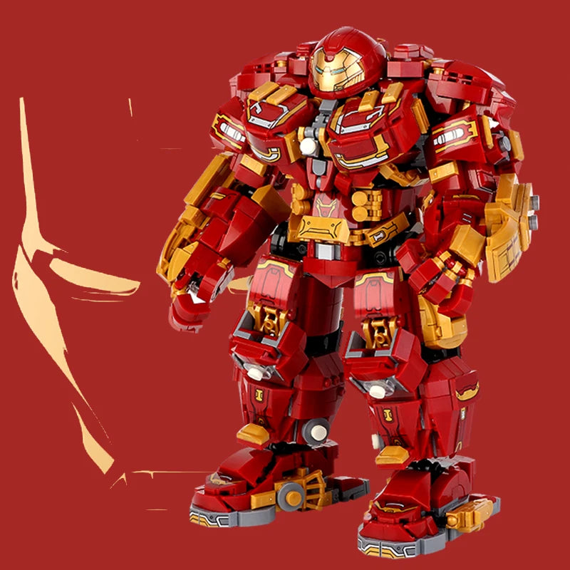 2000+pcs Marvel Superheroes Building Blocks Set MOC Bricks Action Figures Hulkbuster Iron Man Toys for Boys  Gifts