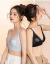 Women’s Lace Transparent Rabbit Ears Push-Up Bra – Soft, Thin, Wire-Free Bralette