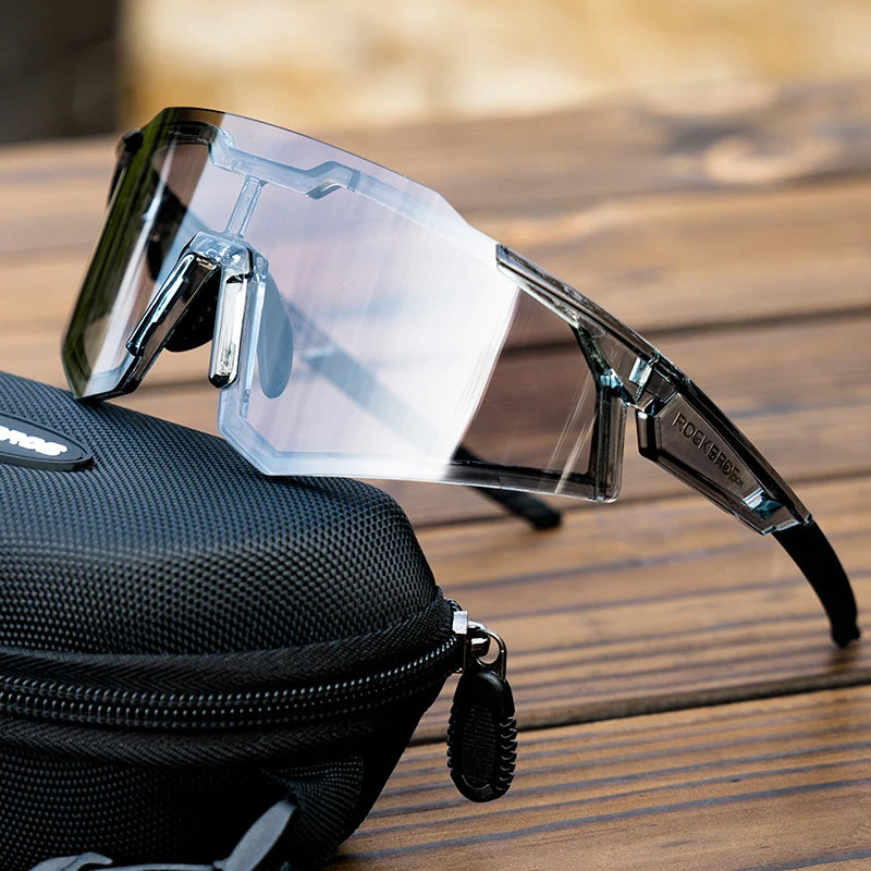Bicycle Glasses Photochromic / Polarized Lens Bike Sunglasses Eyewear Sun Protect Sports MTB Road Adult Cycling Glasses