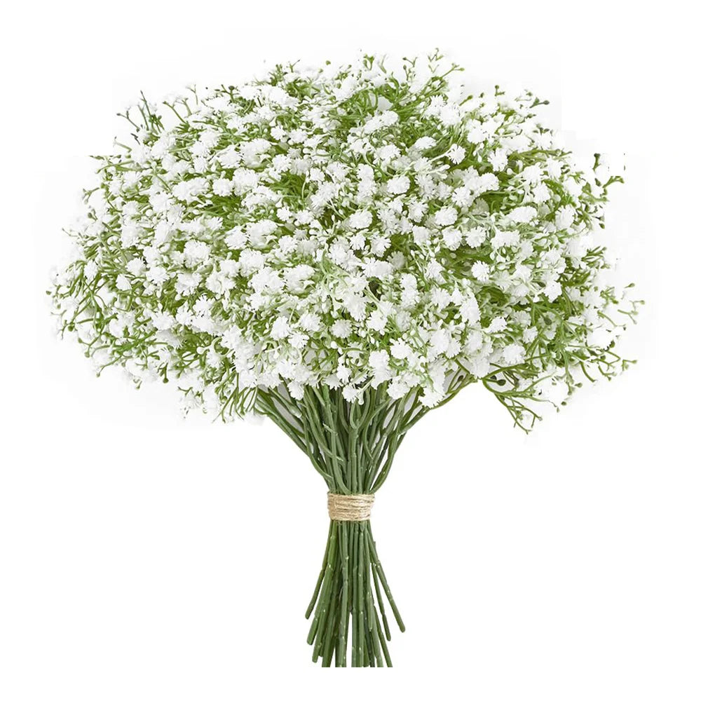 10/15pcs Artificial Flowers  Breath Flower Fake Gypsophila for Wedding Party Home Decoration Floral Bouquets DIY Accessories
