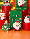 1 Piece Randomly Creative Christmas Series Building Blocks Santa Claus Tree Kawaii Damo Egg Bricks Model Toys For Xmas Gift