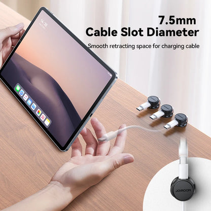 9 PCS Cable Management Cord Organizer Magnetic Cable Clips Adhesive Wire Holder Keeper Under Desk Cord Hider