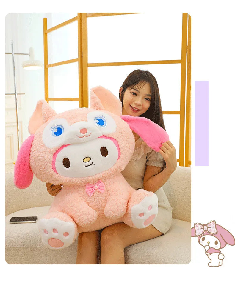 Kawaii Kuromi Transformation Plush Toy Soft Stuffed Doll
