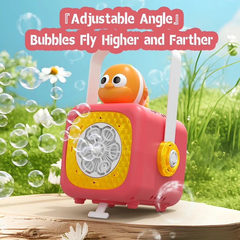 Ocean fish 6-hole children's bubble machine outdoor(excluding bubble solution and battery)