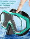 Snorkel Mask 3 Windows Panoramic Wide View HD Three-Lens Adjustable Scuba Snorkeling Swimming Diving For Adults and Kids