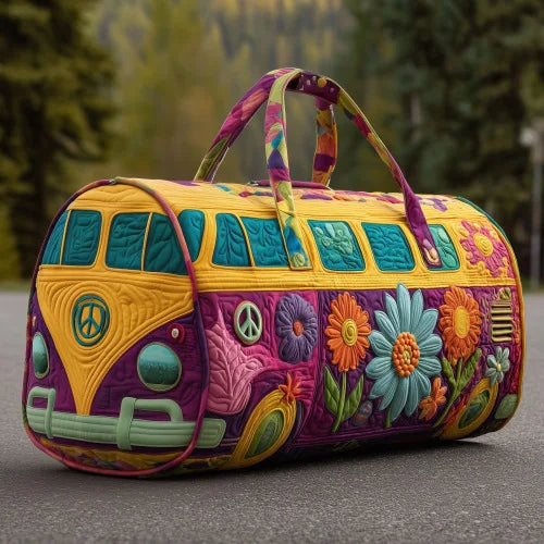Adjustable Strap 3D Quilted Duffle Bag Large Capacity Sports Travel Tote