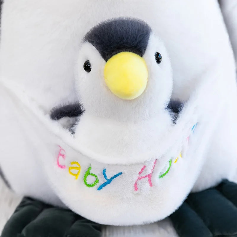 Mother Baby Penguin Plush Stuffed Doll Toy