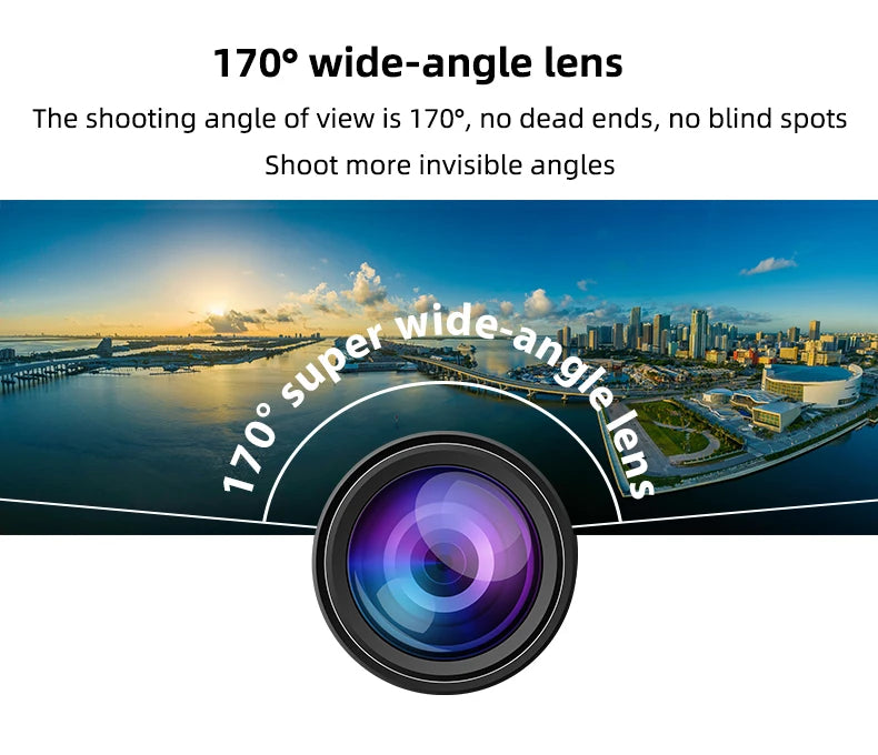 Action Sports Camera 4K Action Cam Pro Touchscreen Helmet Motorbike Helmet Cameras Video Recording Outdoor Waterproof WiFi