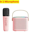 Y1 Wireless Dual Microphones Karaoke Machine KTV DSP System Bluetooth 5.3 PA Speaker HIFI Stereo Surround RGB Colorful LED Light