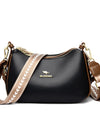 Cowhide Crossbody Bag  Straps Tote Lady Shoulder Bags Leather Messenger Bag