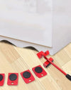 5Pcs/set Furniture Mover Tool Set Heavy Stuffs Moving Roller with Bar Furniture Mover Lifter with Wheel Professional Moving Tool