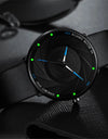 Minimalist Men's Fashion Watches Ultra Thin Stainless Steel Mesh Belt Quartz Wrist Watch Men Casual Leather Clock