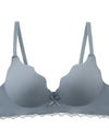 Women’s Brand Low-Cut Push-Up Bra – Soft, Comfortable Wireless Fashion Bralette