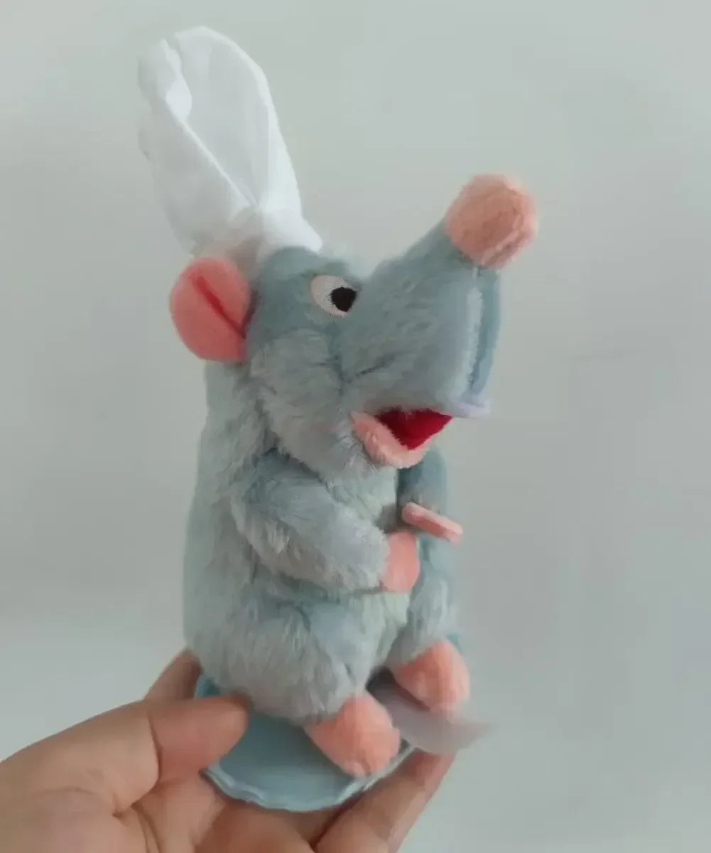 16cm Store Ratatouille Chef Remy Magnetic Shoulder Plush Toy Gifts Kawaii Plush Stuff Toys For Friends Birthday Gift
