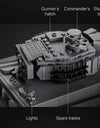 925pcs Ww2 Military Army 1:35 Sd.Kfz.181 Tiger Tank City Remote Control Building Blocks Weapon Bricks RC Vehicle Toys