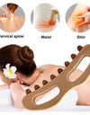 1Pcs Guasha Wood Stick Massage Tool for Body Lymphatic Drainage Massager Sculpting Tools,Anti Cellulite,Trigger Point Treatment
