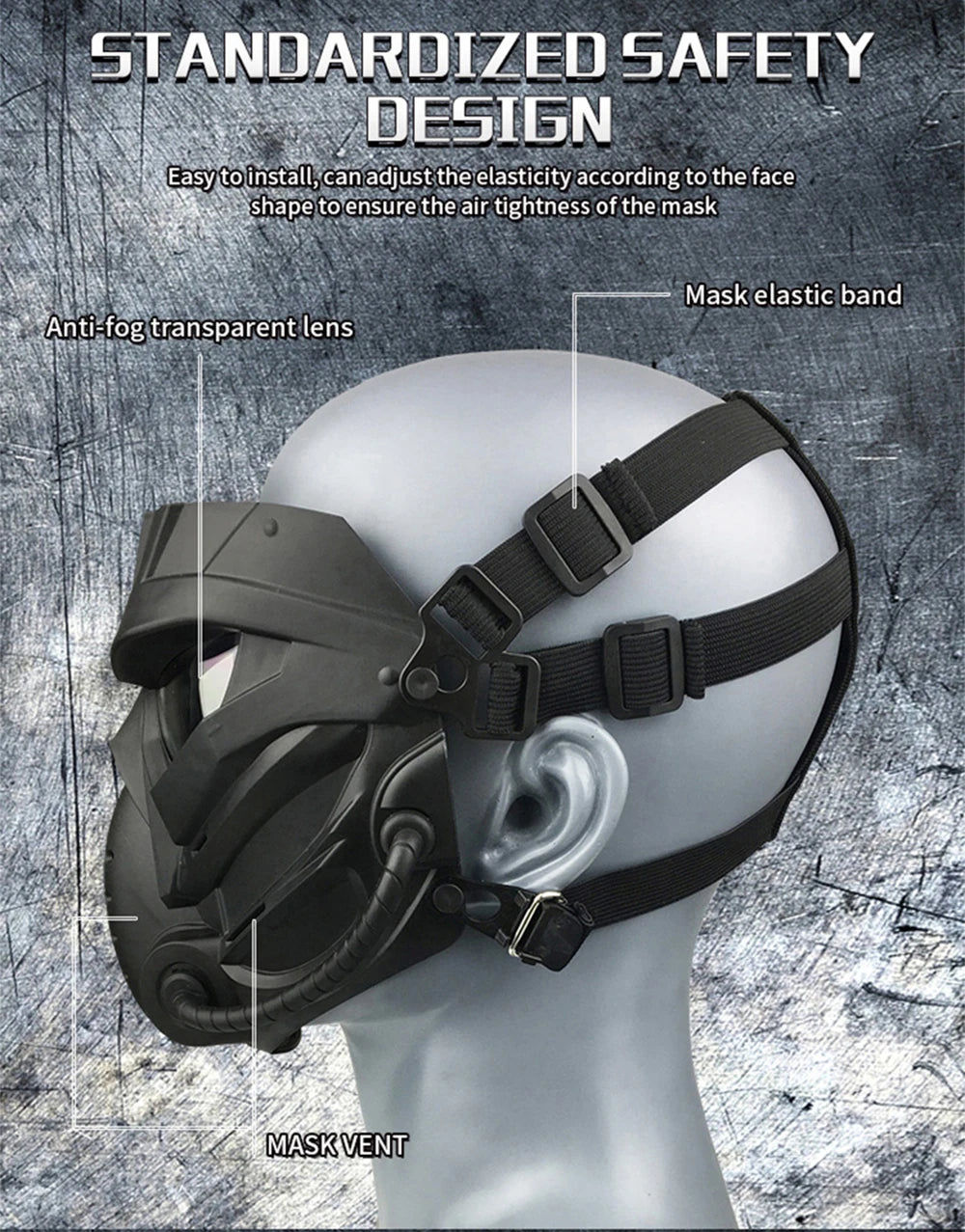 Airsoft Masks Defensive PC Lens Skull Mask Outdoor Shooting Mouth Mask Hunting Tactical Paintball Protection Face Mask