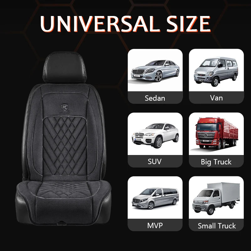 30' Fast Heating 12-24v Heated Car Seat Cover Universal Car Seat Heater Winter Car Heating Cushion Back Warmer Heating Pads