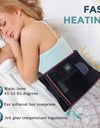 Electric Heating Belt With Adjustable Temperature Vibration Massage Waist Warmth and Hot Compress Belt